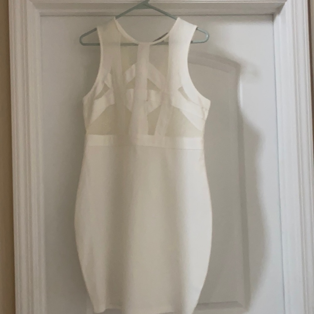 White dress Charlotte Russe large